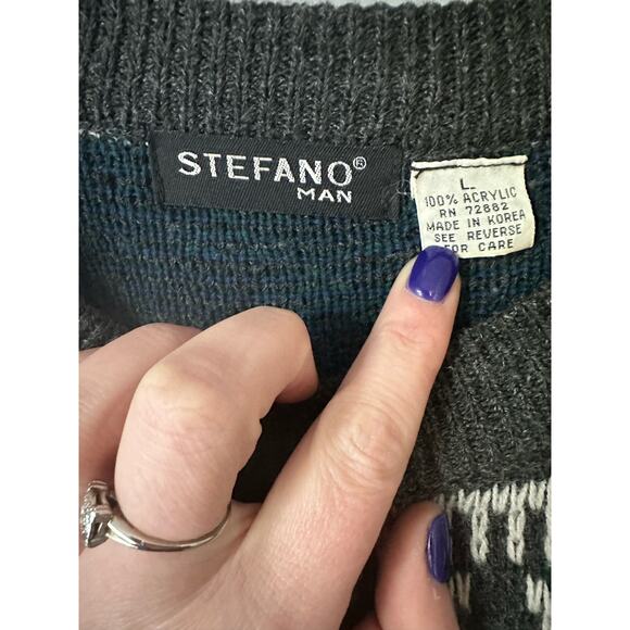 Stefani Man Vintage Sweater Size XL - Picture 3 of 4